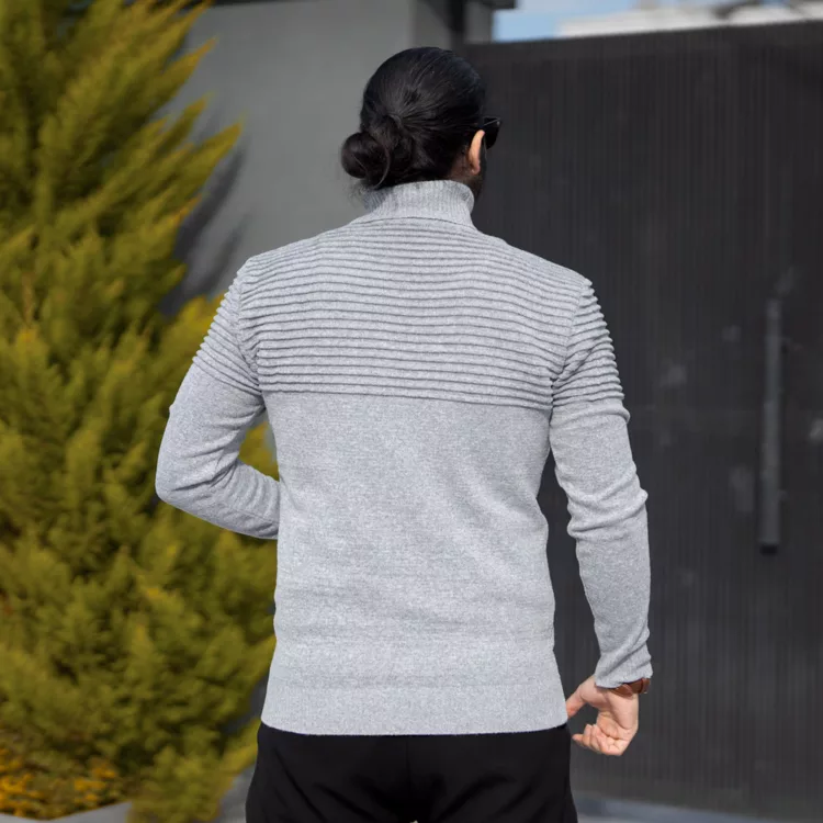 بافت مردانه یقه اسکی کد 28459