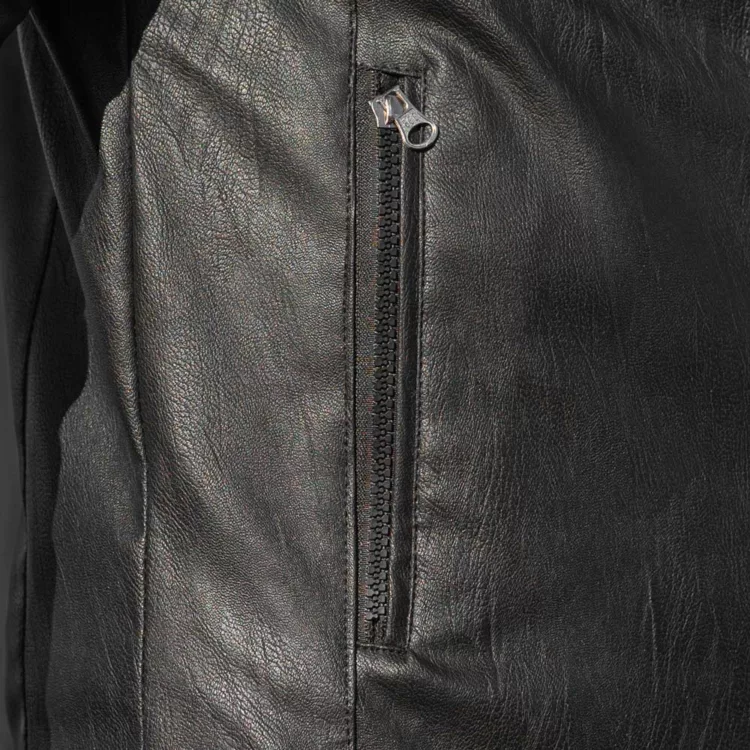 کاپشن چرم مردانه کد 28468