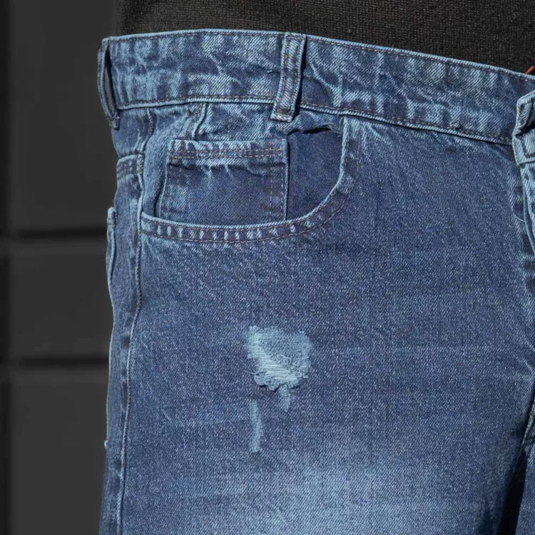 شلوار جین مردانه بگ آبی کد 28470