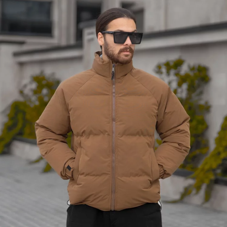 کاپشن باکسی مردانه موکا کد 28484