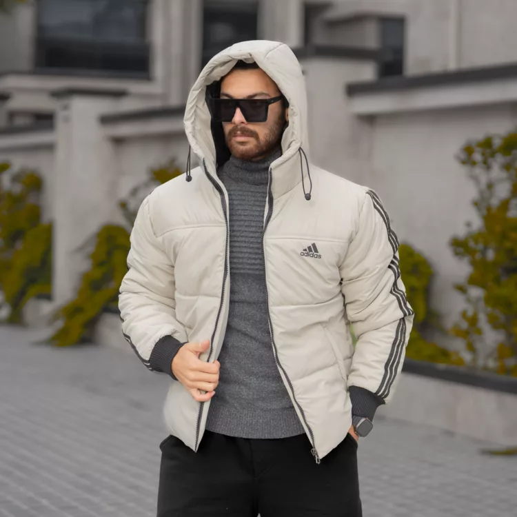 کاپشن مردانه آدیداس استخوانی کد 28503