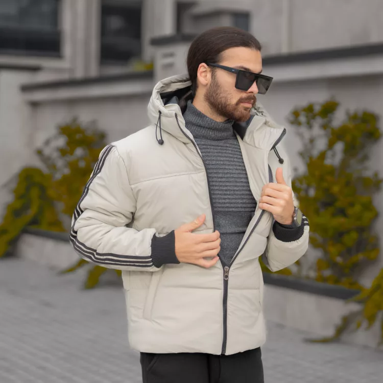 کاپشن مردانه آدیداس استخوانی کد 28503