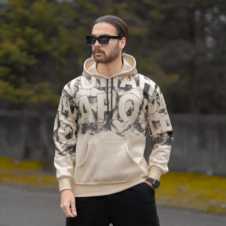 هودی مردانه طرحدار کد 28551