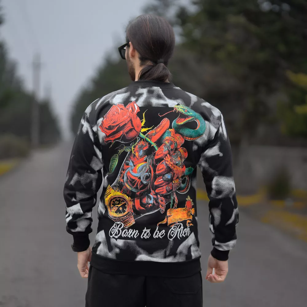 تیشرت دورس مردانه پشت چاپ کد 28542