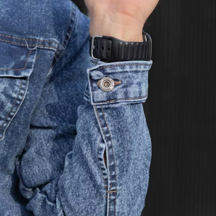 کت جین مردانه آبی کد 28588