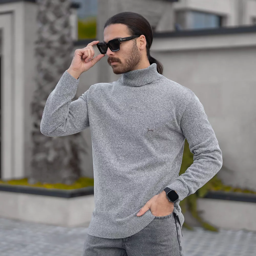 بافت مردانه یقه اسکی پوما کد 17761