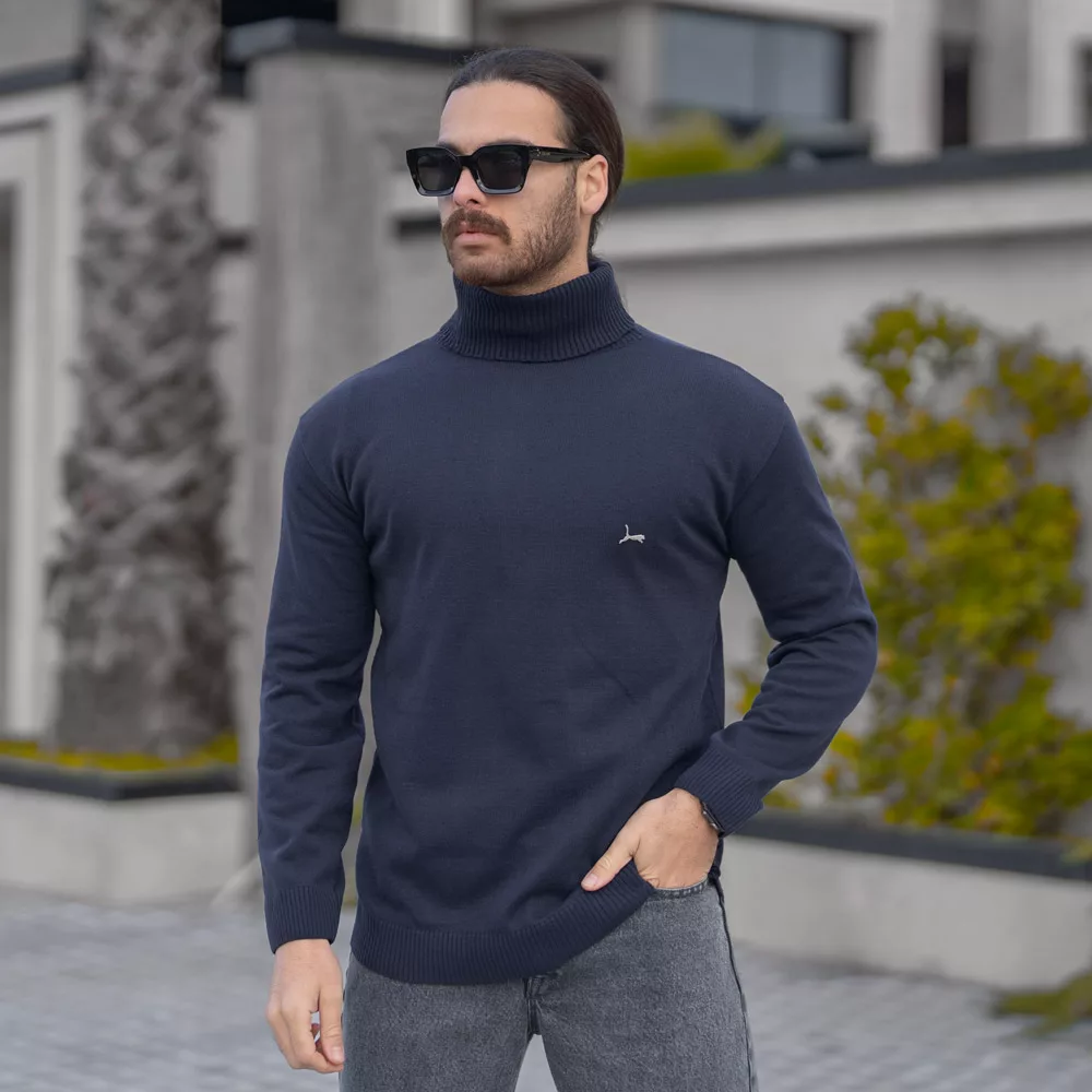 بافت مردانه یقه اسکی پوما کد 17761