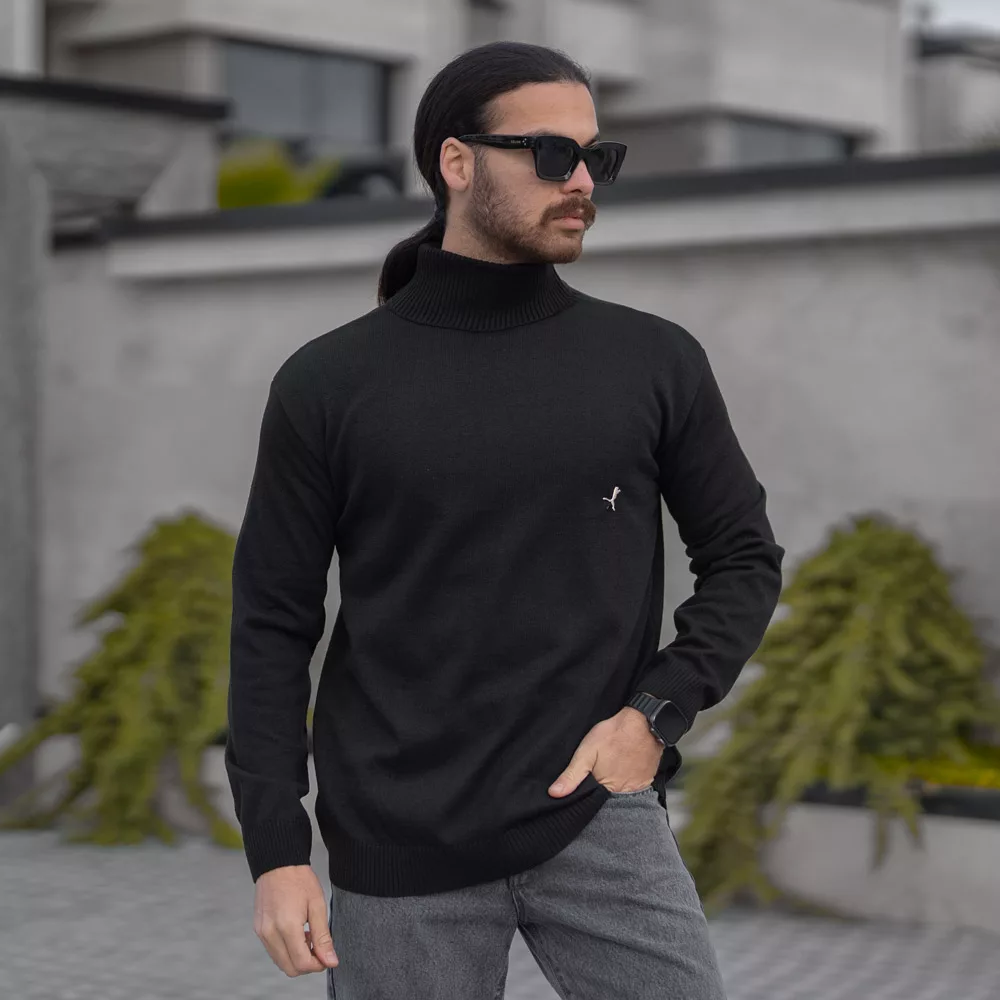 بافت مردانه یقه اسکی پوما کد 17761