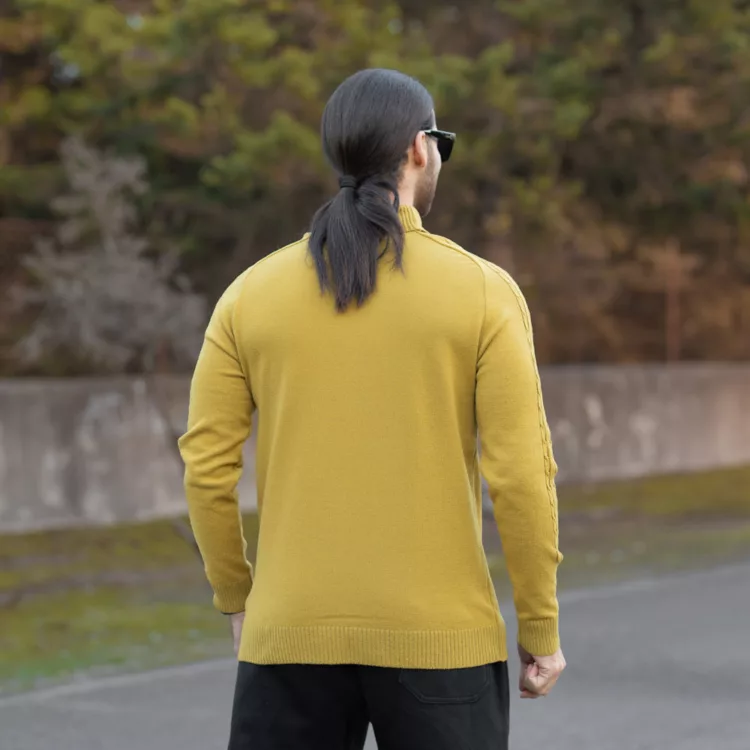 بافت مردانه یقه اسکی کد 28592