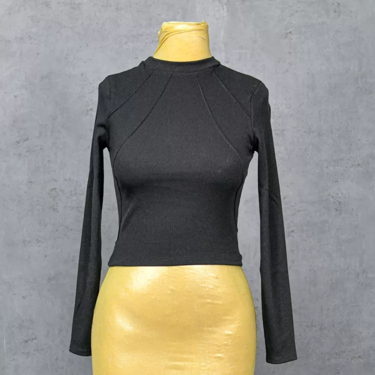 تیشرت کراپ دخترانه کد 28282