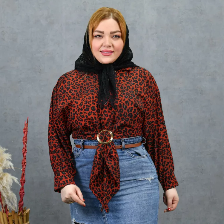 شومیز دخترانه جلو گره کد 28265