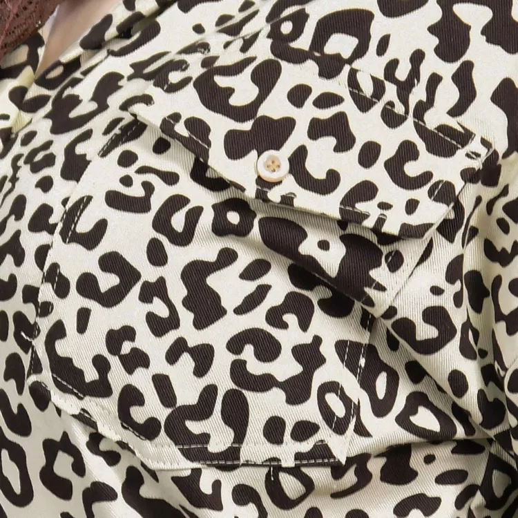 شومیز دخترانه پلنگی کد 28347