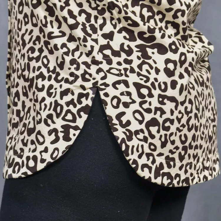 شومیز دخترانه پلنگی کد 28347