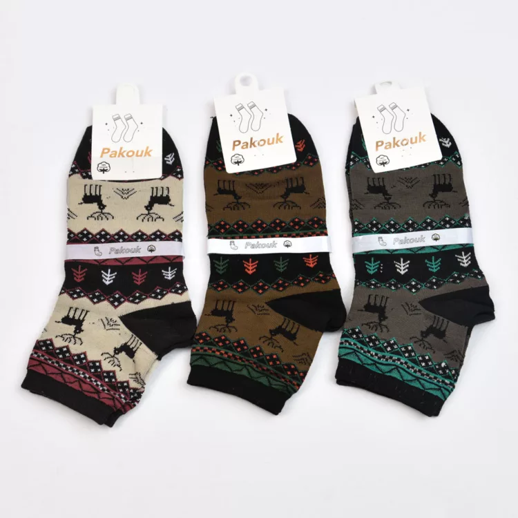 جوراب نیم ساق طرح کریسمس دخترانه کد 28367