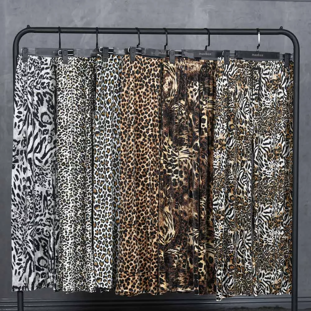 شلوار راحتی دخترانه پلنگی کد 28457