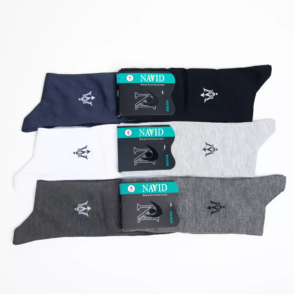 جوراب مردانه ساق بلند مازراتی کد 28505