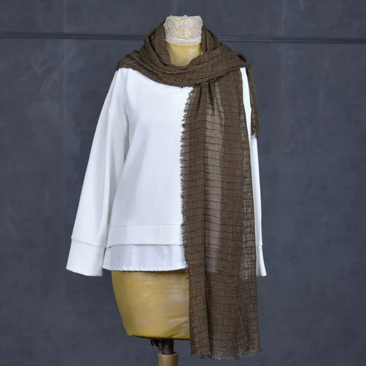 شال حصیری چهار خانه دخترانه کد 28563