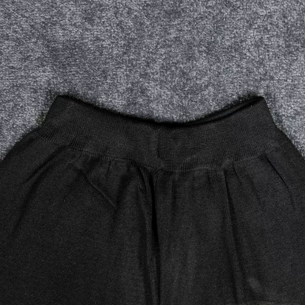 شلوار بافت دخترانه مشکی کد 28585