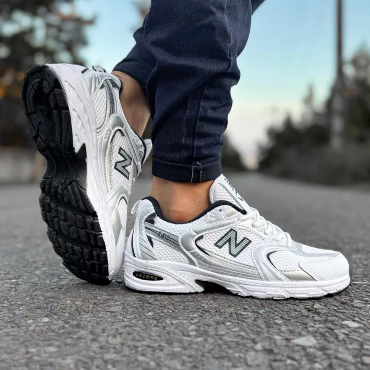 کتانی مردانه نیوبالانس 530 سفید کد 28428