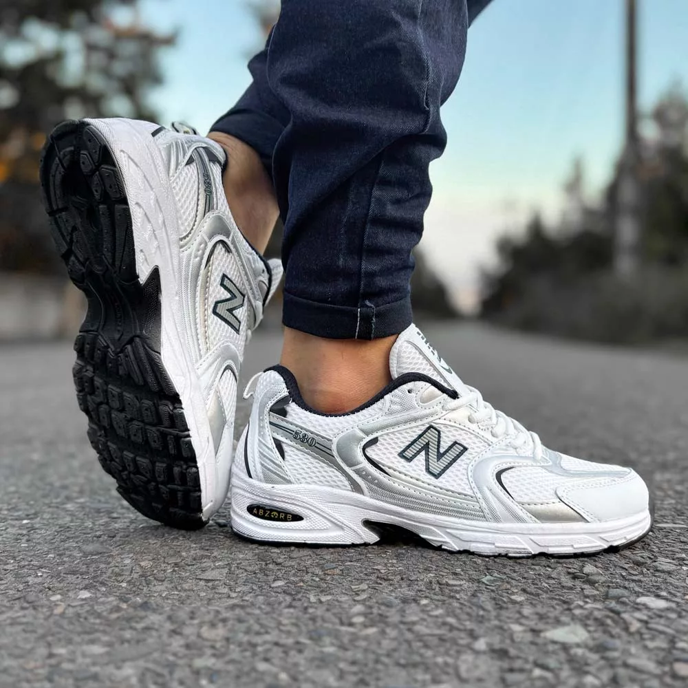 کتانی مردانه نیوبالانس 530 سفید کد 28428