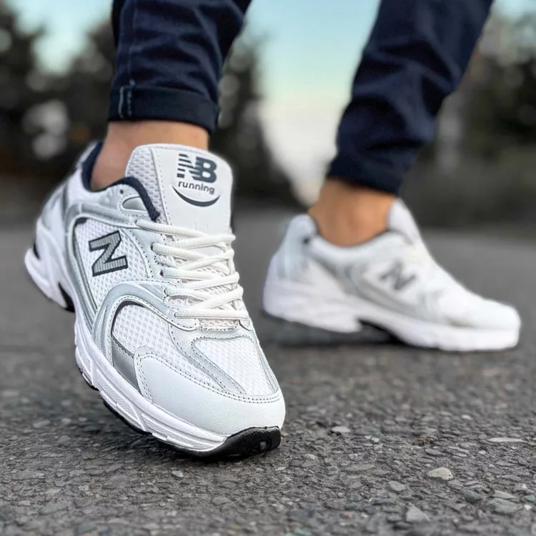 کتانی مردانه نیوبالانس 530 سفید کد 28428