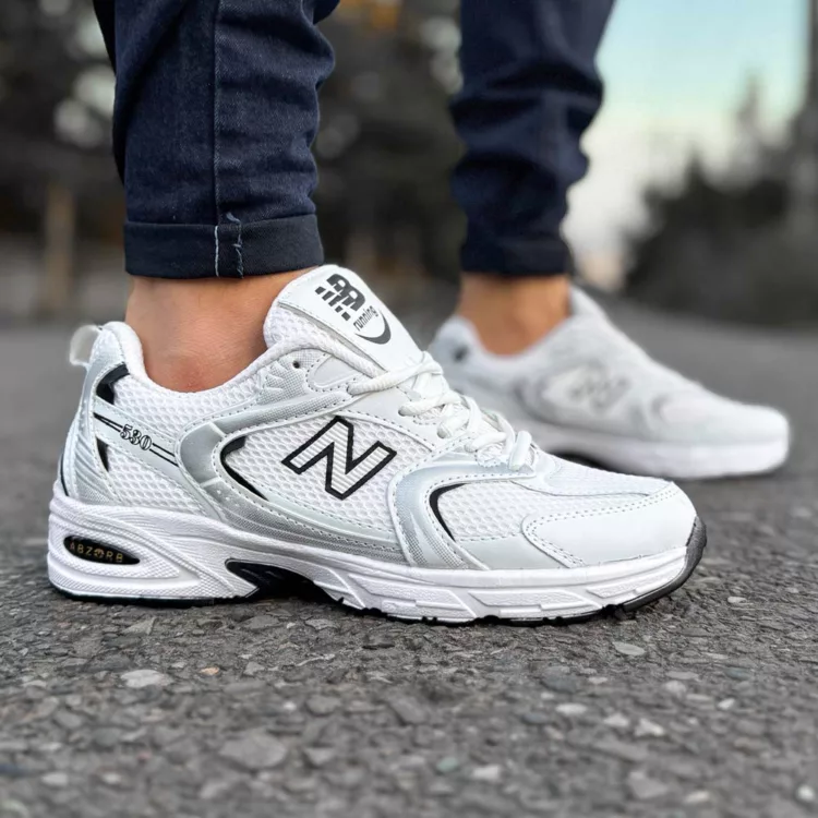 کتانی مردانه نیوبالانس 530 سفید کد 28426