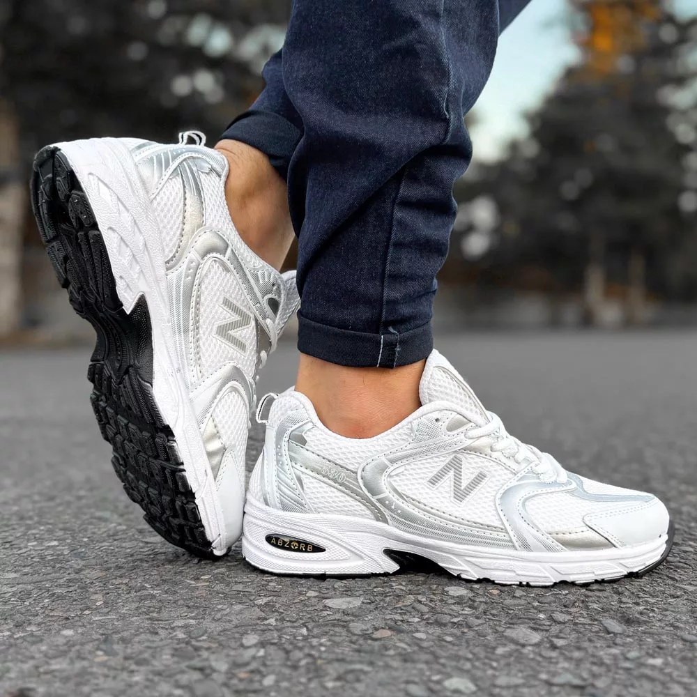 کتانی مردانه نیوبالانس 530 سفید کد 28427