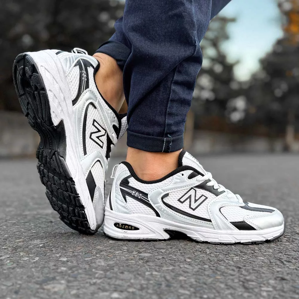 کتانی مردانه نیوبالانس 530 سفید کد 28430