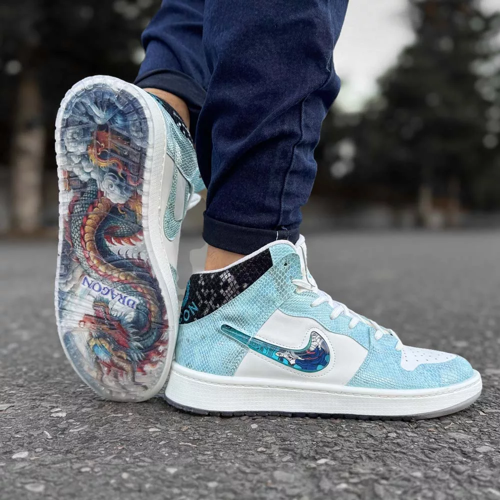 کتانی مردانه ساقدار نایک دراگون کد 28358