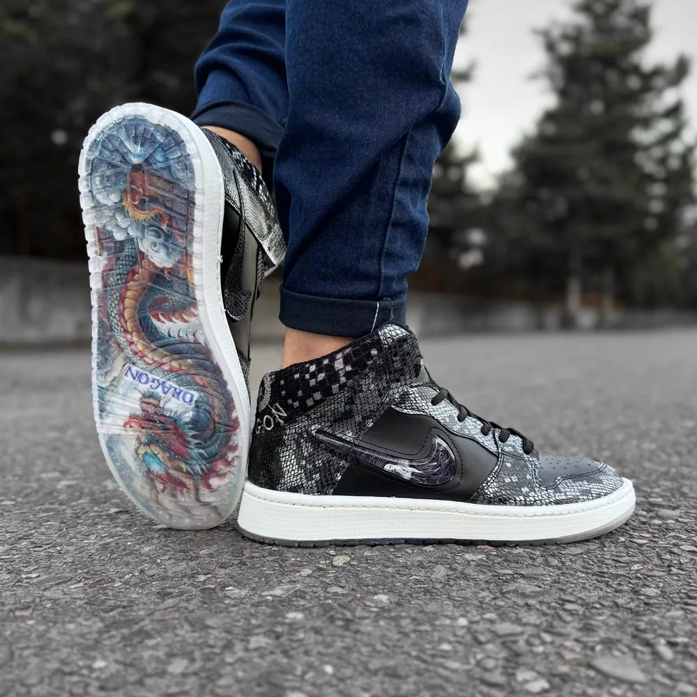 کتانی مردانه ساقدار نایک دراگون کد 28356