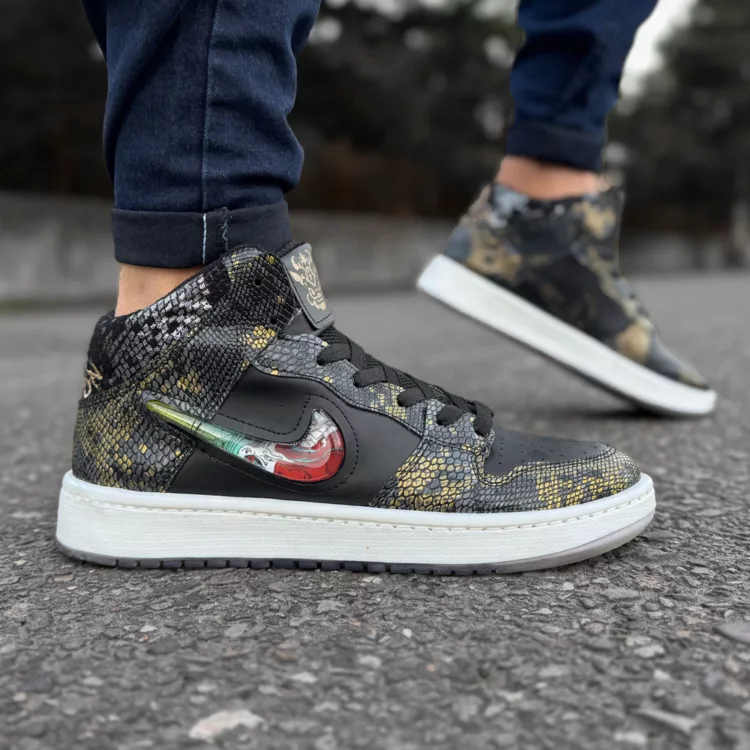 کتانی مردانه ساقدار نایک دراگون کد 28359