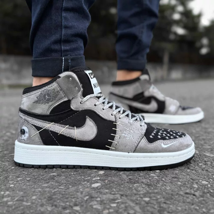 کتانی مردانه ساق دار نایک ایر جردن کد 28432