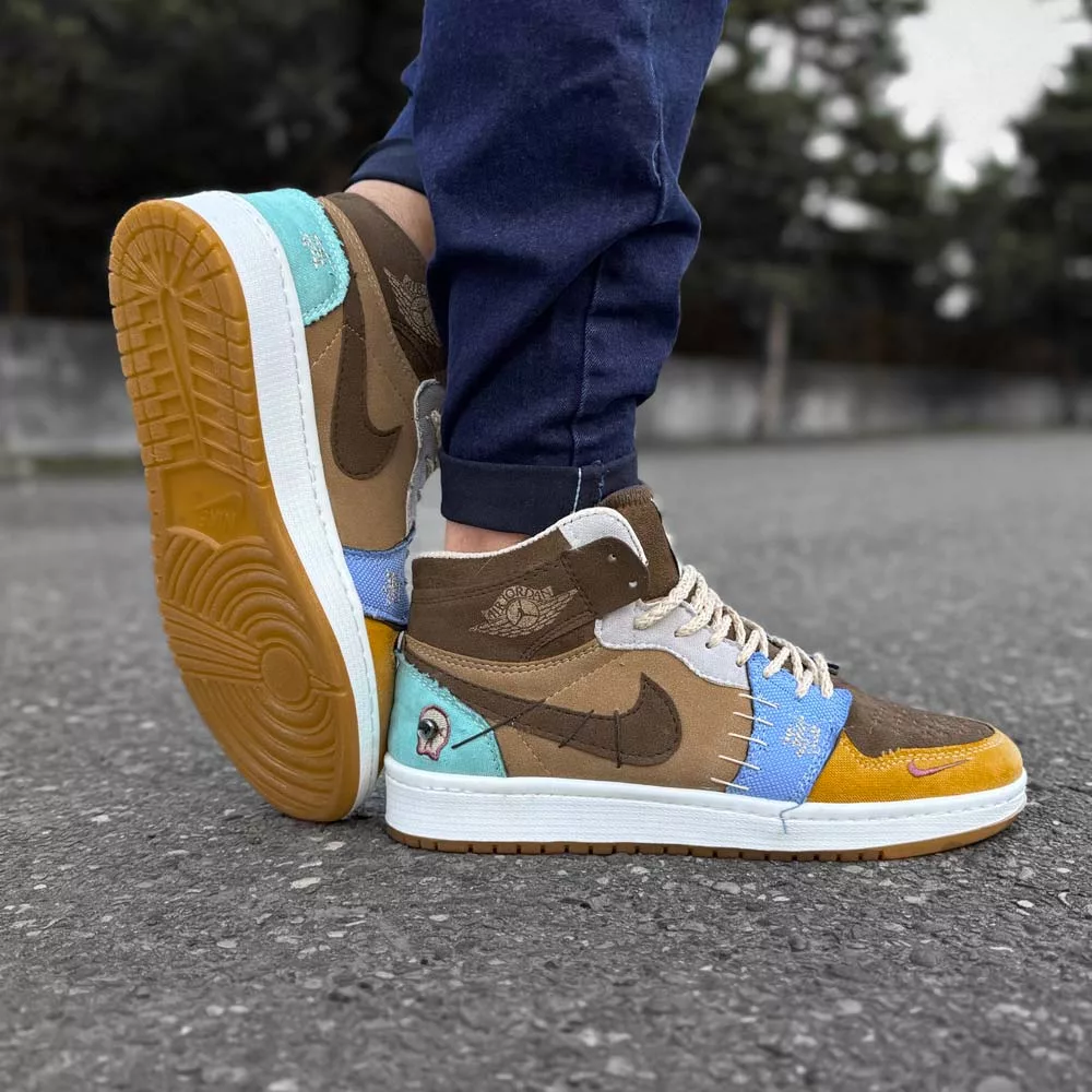 کتانی مردانه ساق دار نایک ایر جردن کد 28433