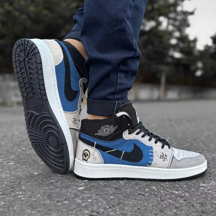 کتانی مردانه ساق دار نایک ایر جردن کد 28431