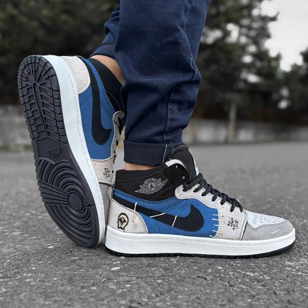 کتانی مردانه ساق دار نایک ایر جردن کد 28431