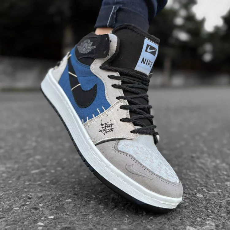 کتانی مردانه ساق دار نایک ایر جردن کد 28431