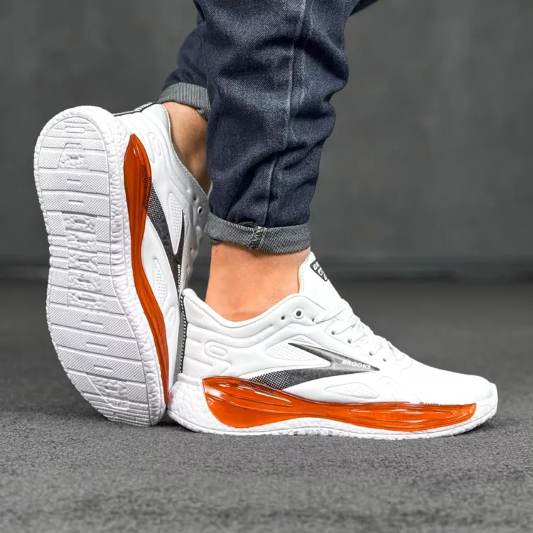 کتانی مردانه بروکس سفید کد 28557