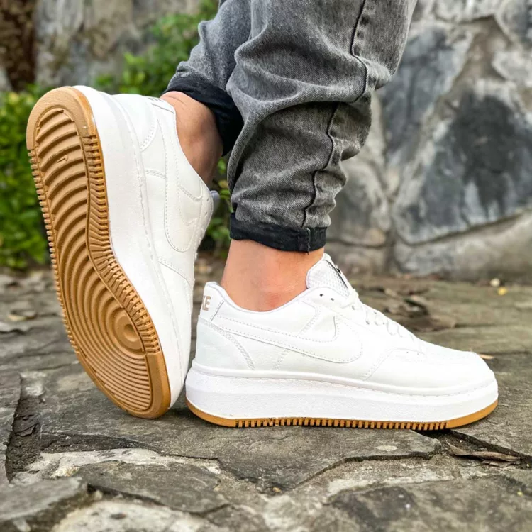 کتانی مردانه نایک ایر فورس سفید کد 28141