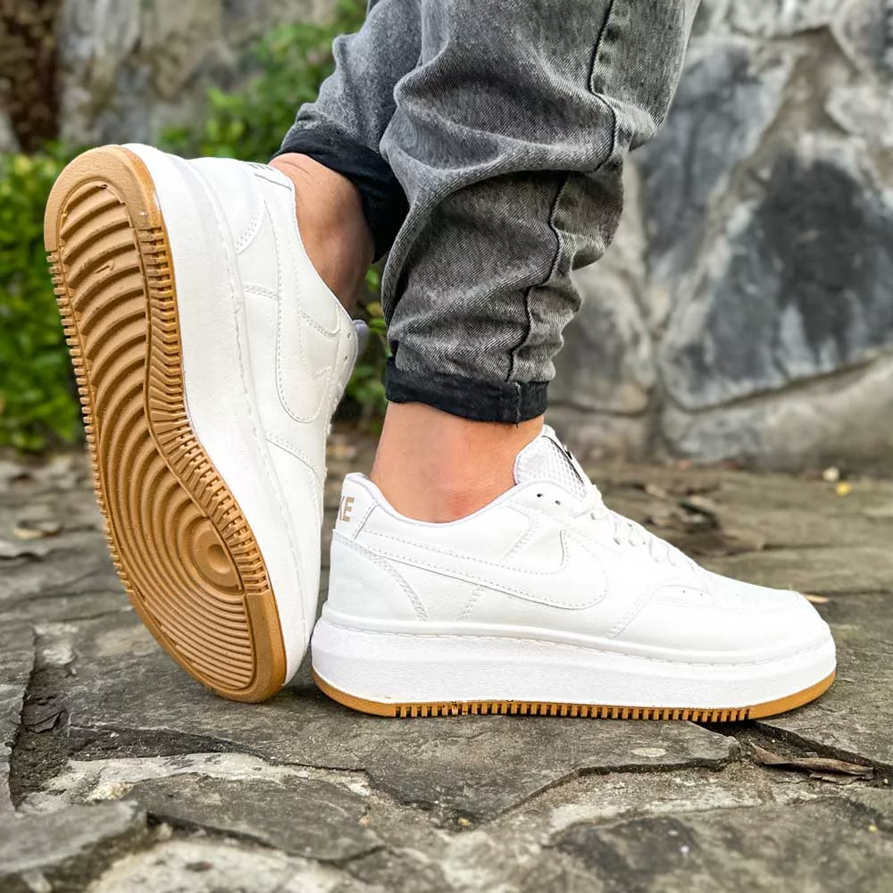 کتانی مردانه نایک ایر فورس سفید کد 28141