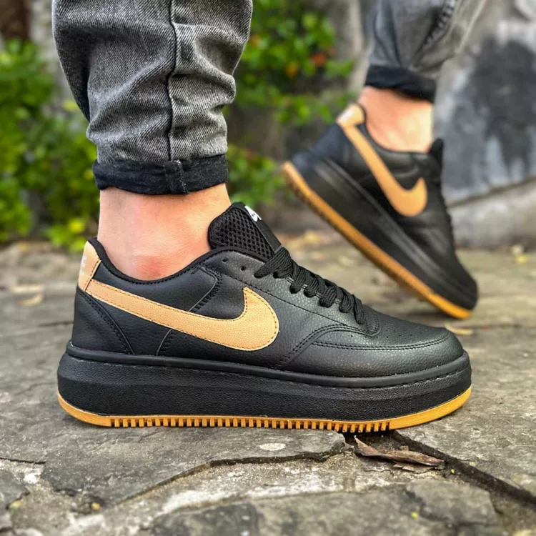 کتانی مردانه نایک ایر فورس مشکی کد 28142