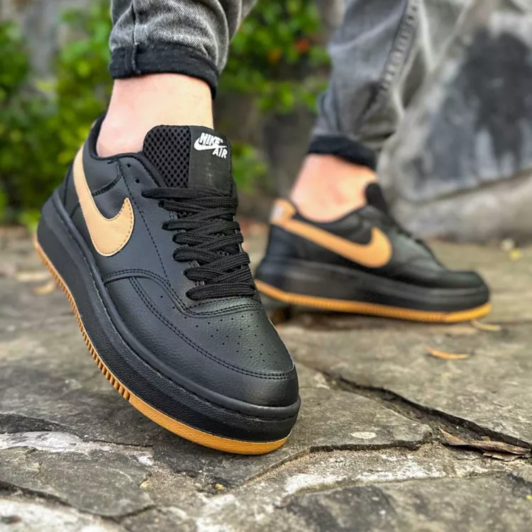 کتانی مردانه نایک ایر فورس مشکی کد 28142