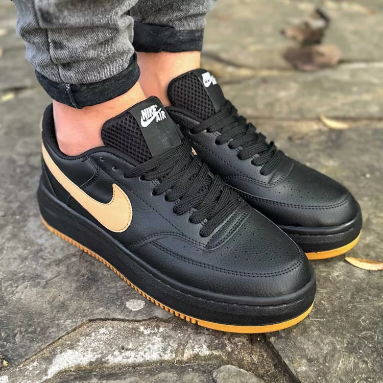 کتانی مردانه نایک ایر فورس مشکی کد 28142