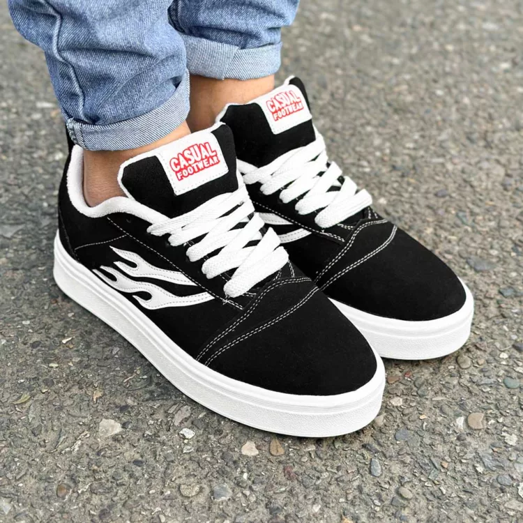 کتانی مردانه ونس مشکی کد 28271