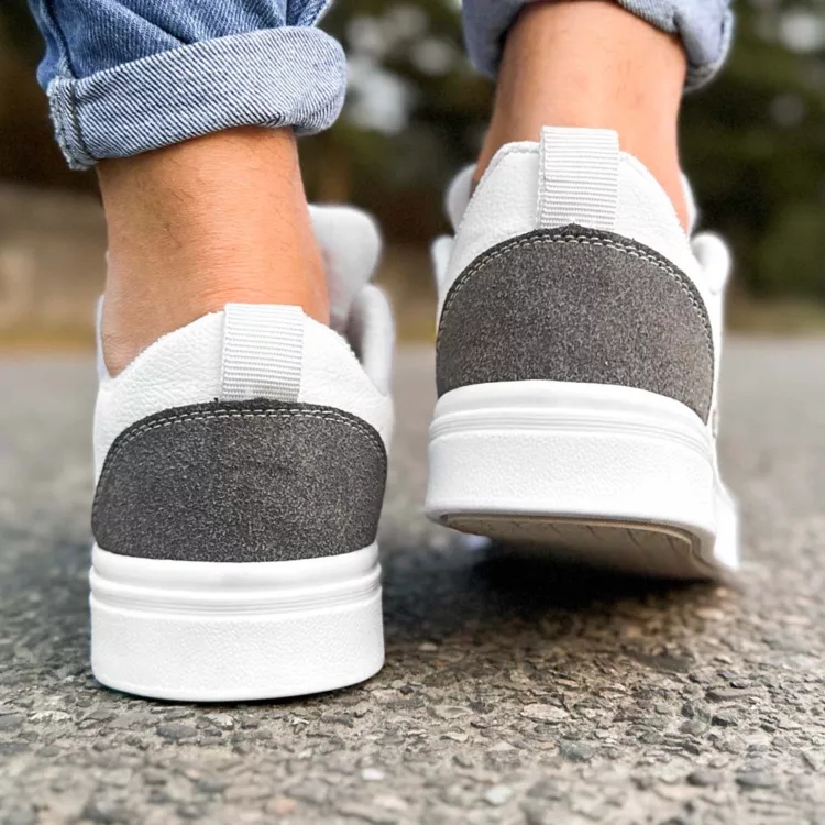 کتانی مردانه ونس خاکستری کد 28276