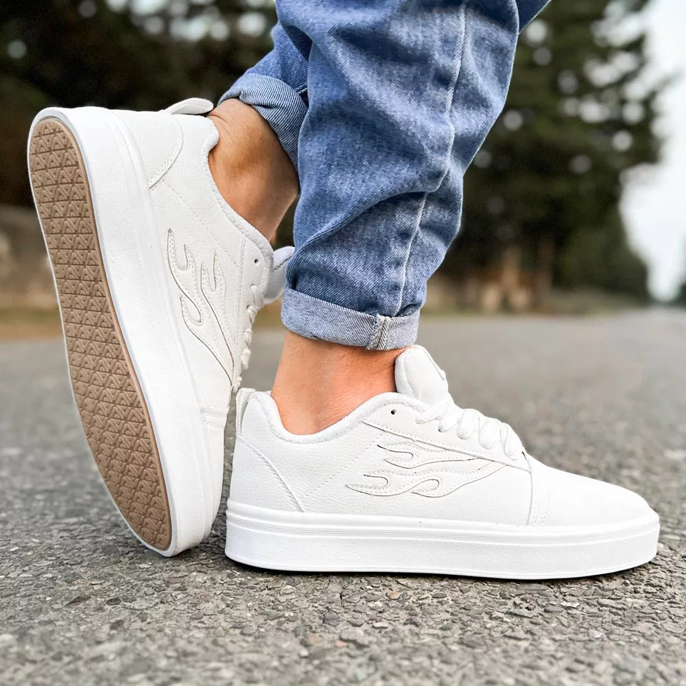 کتانی مردانه ونس سفید کد 28277