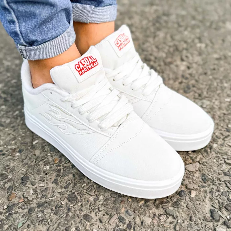 کتانی مردانه ونس سفید کد 28277