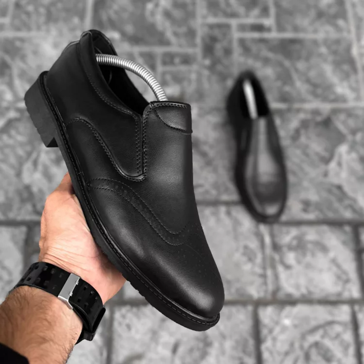 کفش مردانه مشکی کد 25080