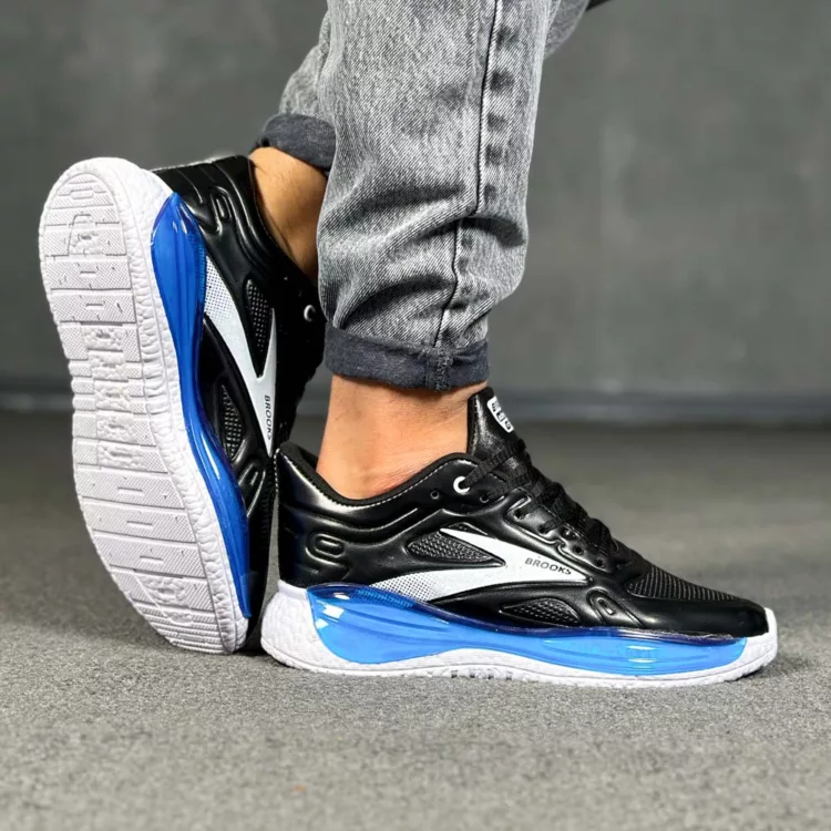 کتانی مردانه بروکس مشکی کد 28518