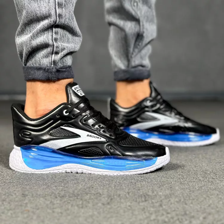 کتانی مردانه بروکس مشکی کد 28518