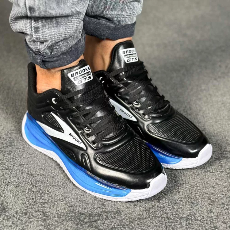 کتانی مردانه بروکس مشکی کد 28518